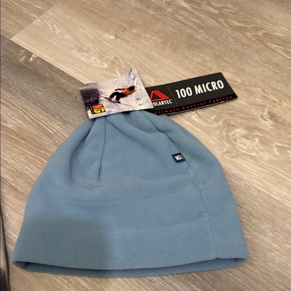 Light Blue  Fleece Hat